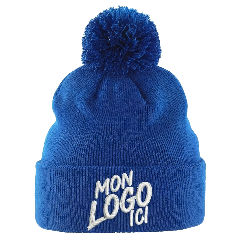 BONNET Pompon personnalisable avec votre logo