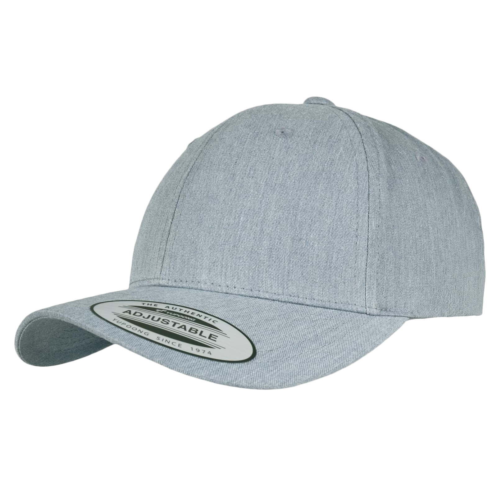 CASQUETTE BASEBALL Yupoong heather-grey