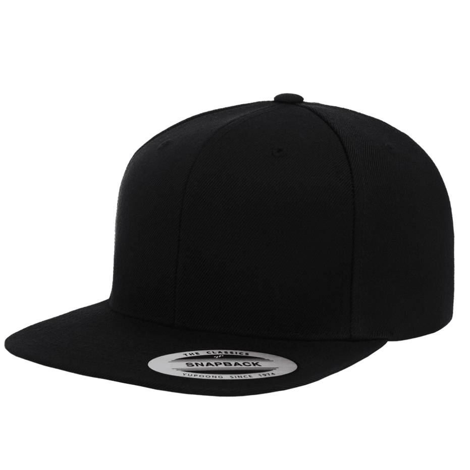 CASQUETTE SNAPBACK Yupoong Full Color black-black