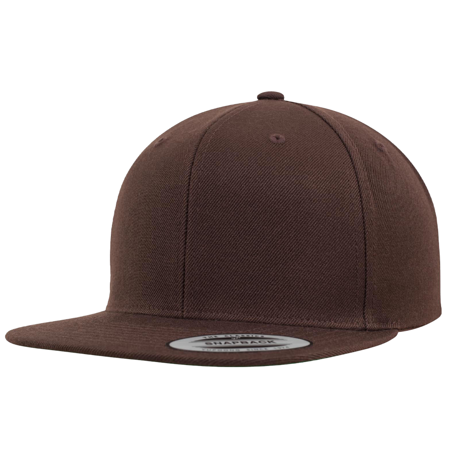 CASQUETTE SNAPBACK Yupoong Classique brown