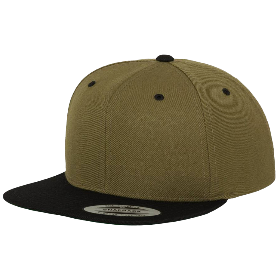 CASQUETTE SNAPBACK Yupoong Classique olive-black