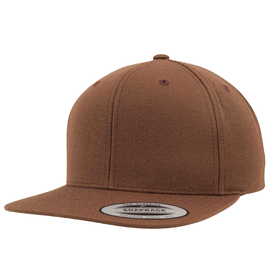 CASQUETTE SNAPBACK Yupoong Classique tan