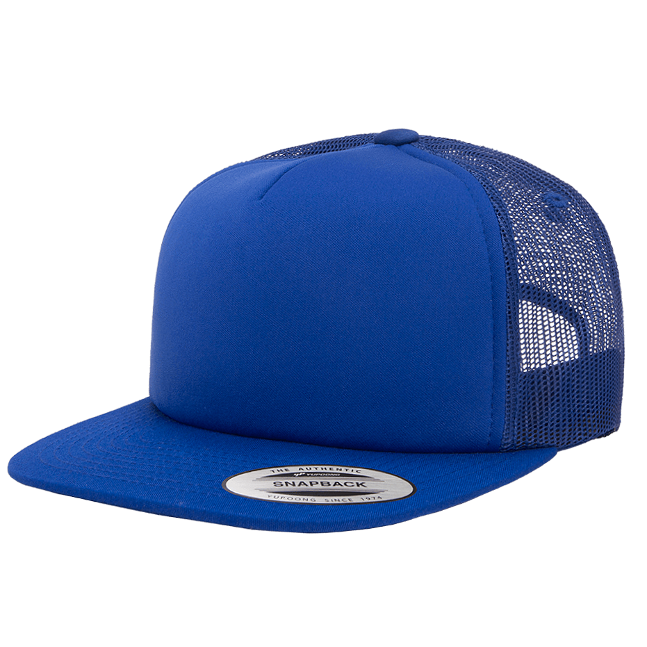 CASQUETTE TRUCKER Yupoong Front mousse royal