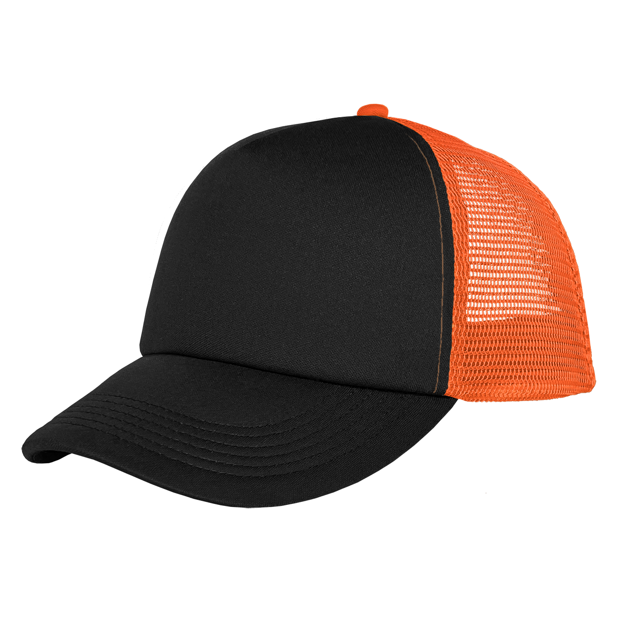 Black/ neon-orange