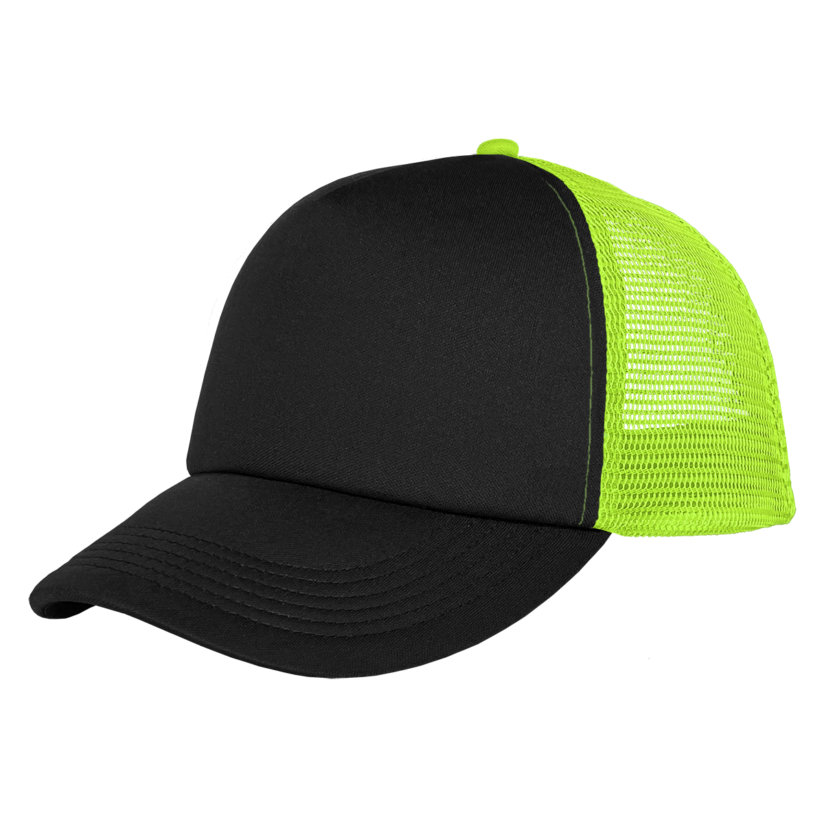 CASQUETTE TRUCKER Classic black-neon-yellow