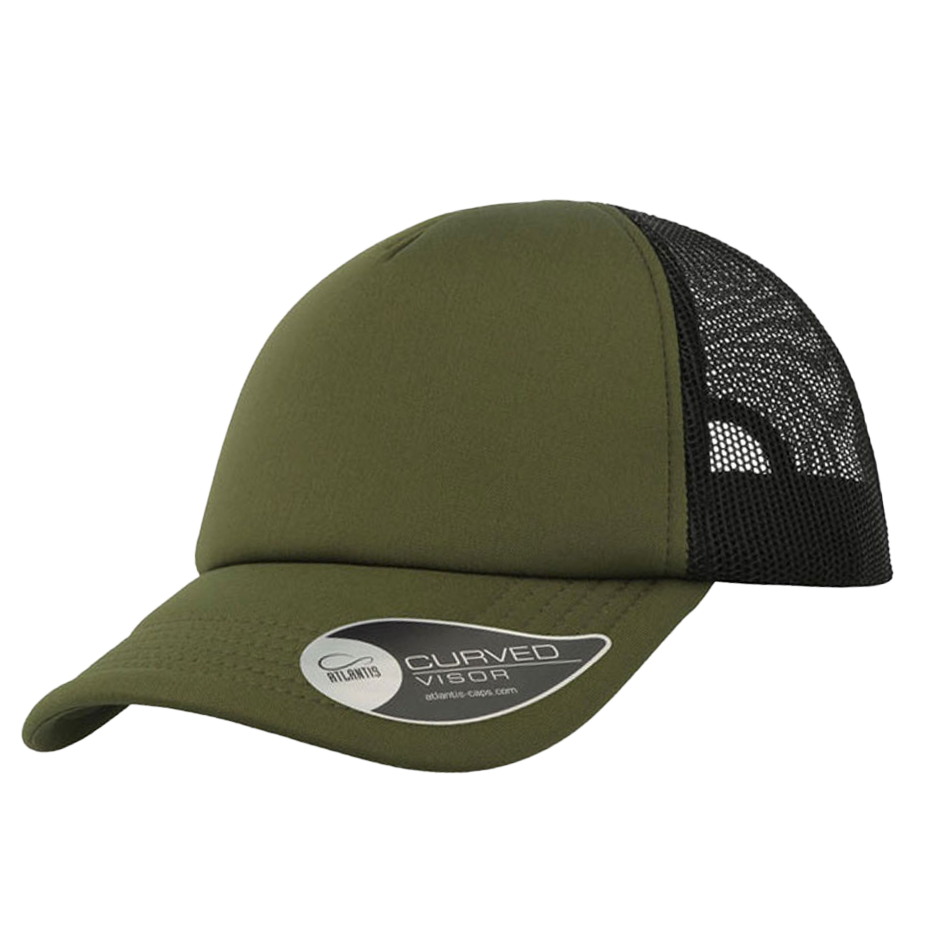 CASQUETTE TRUCKER Colors black-green-olive-green-olive