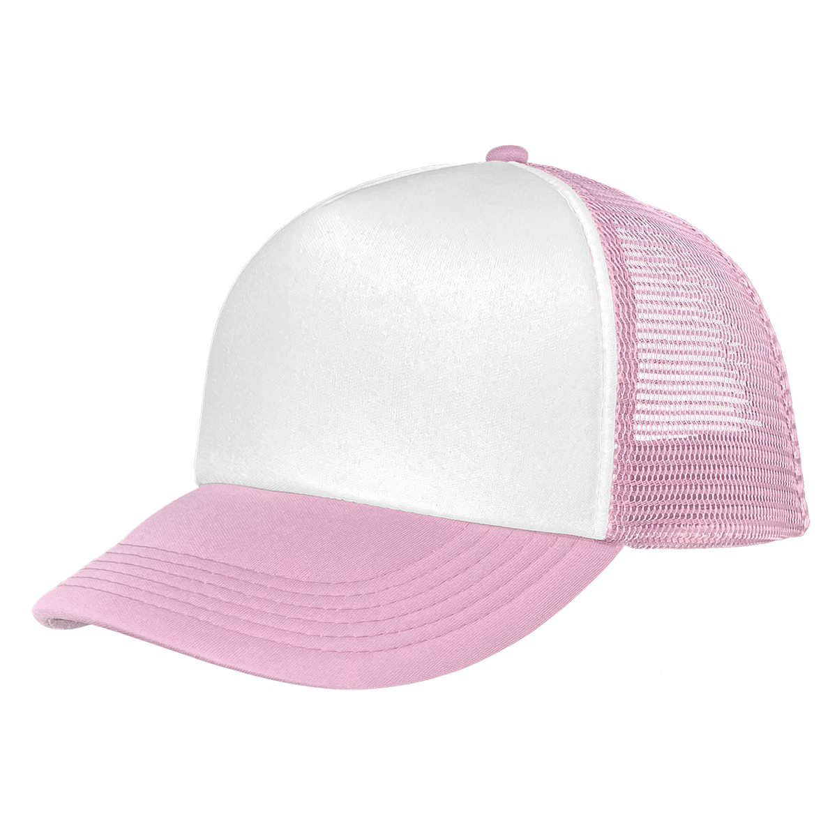 CASQUETTE TRUCKER Junior white-baby-pink