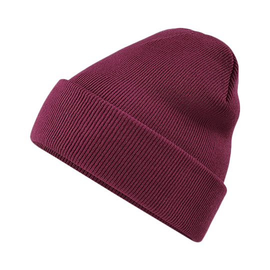 BONNET Revers Uni burgundy