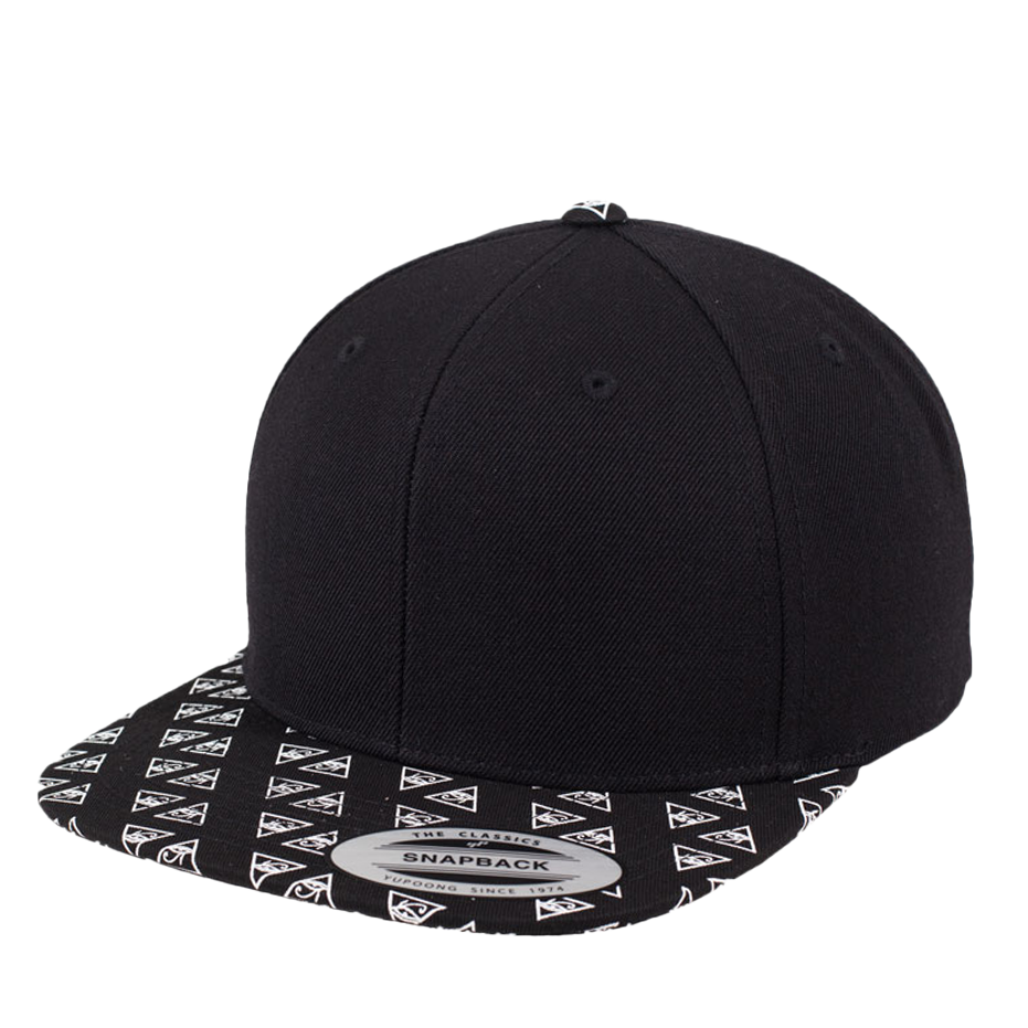 CASQUETTE SNAPBACK Yupoong Printed black-paisley
