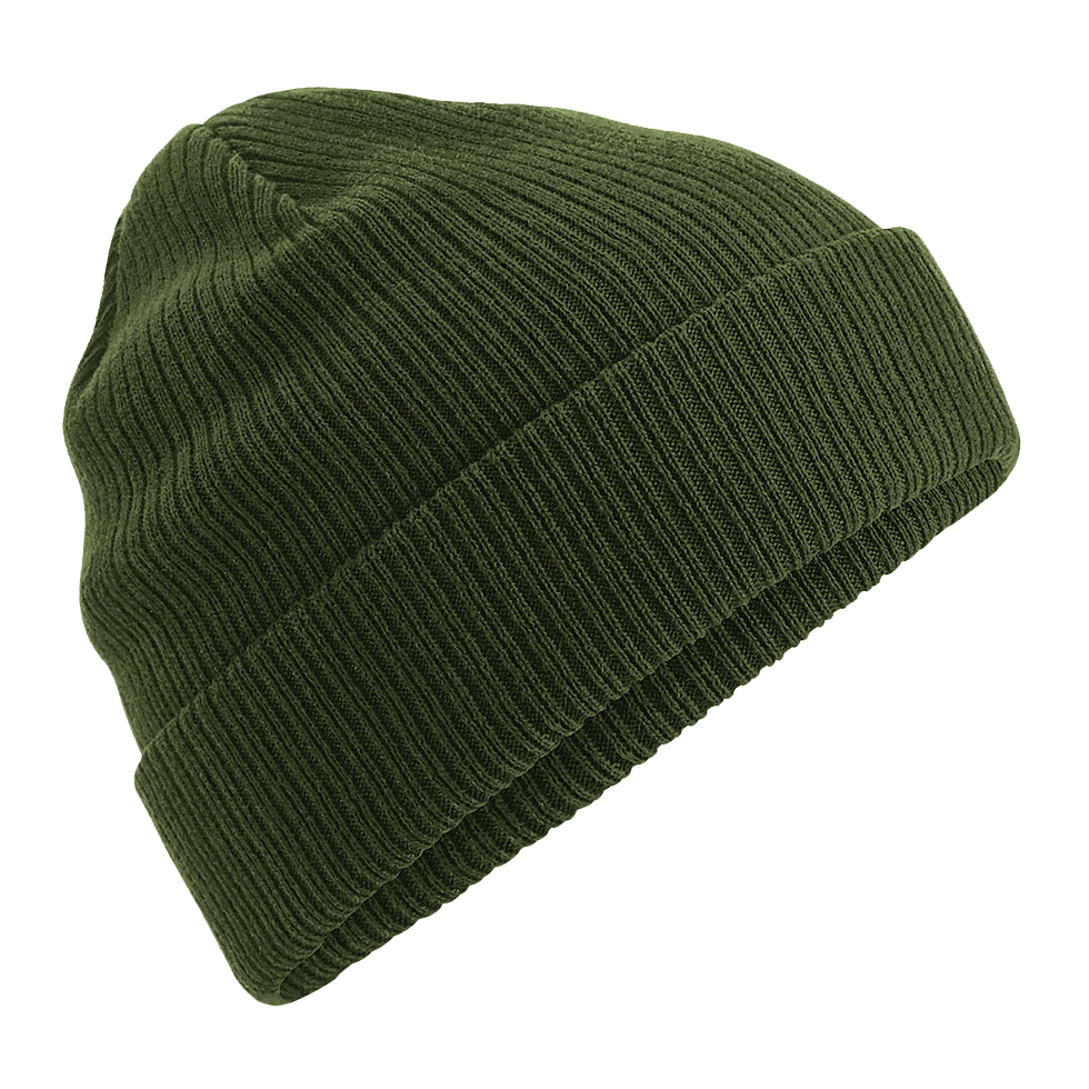 BONNET revers coton Bio olive-green