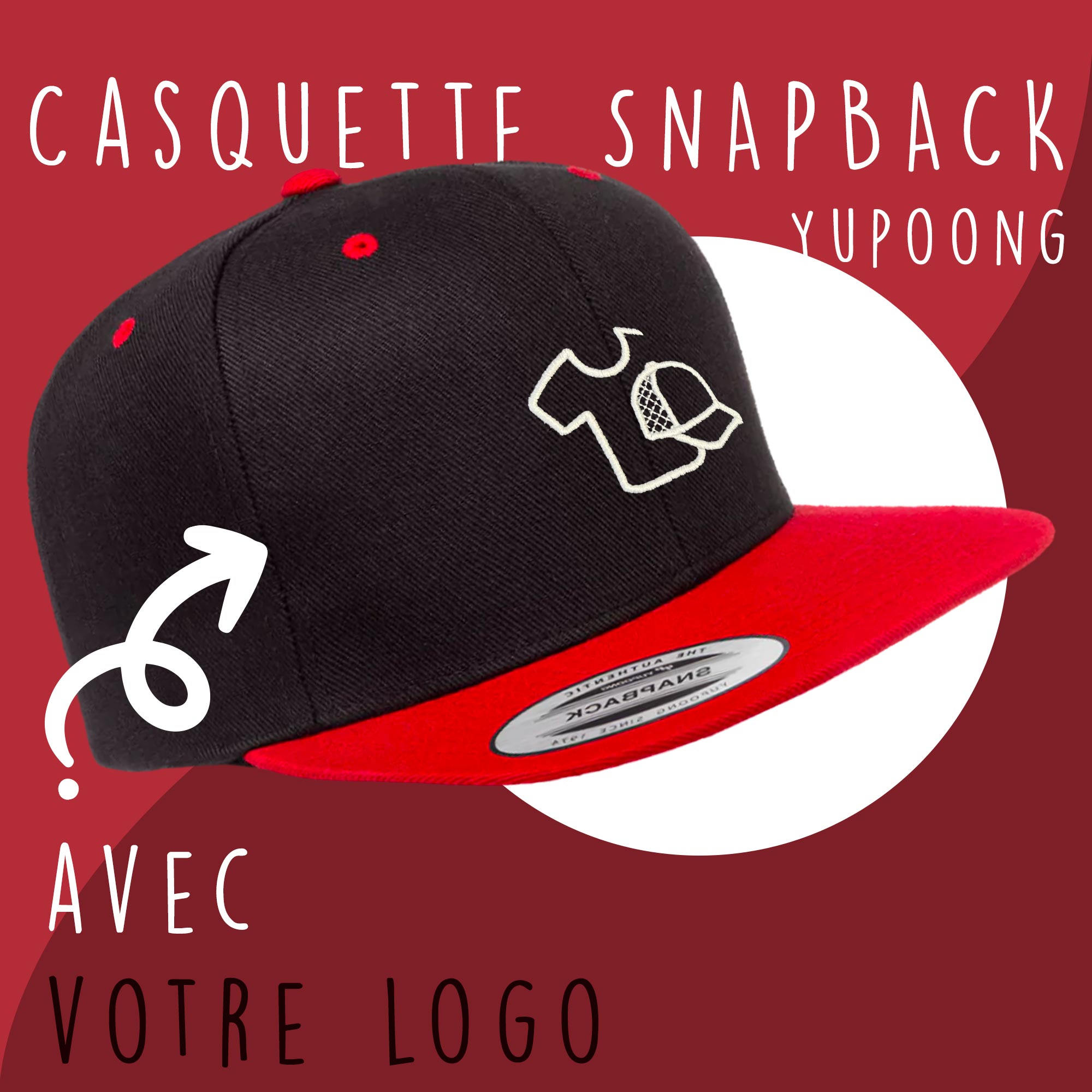 CASQUETTE 5 PANEL Yupoong - Casquette Print