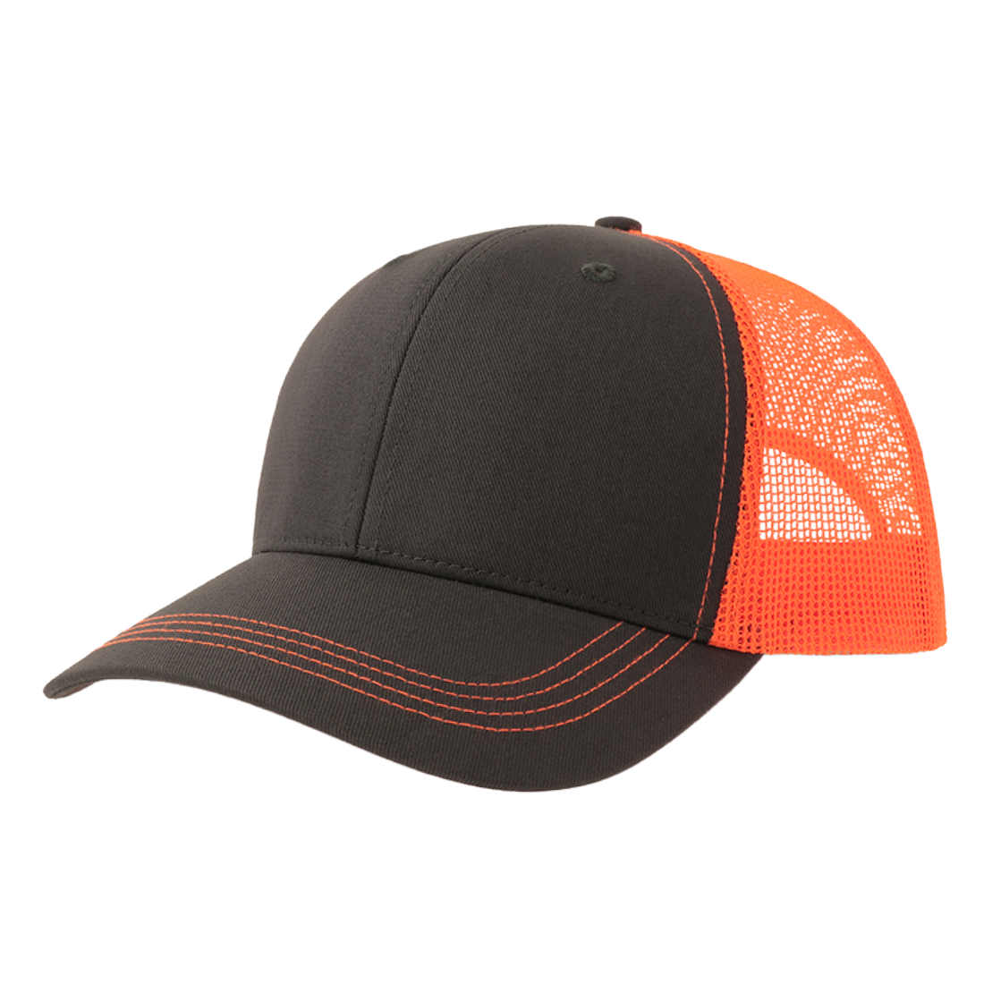 Dark grey/ orange fluo