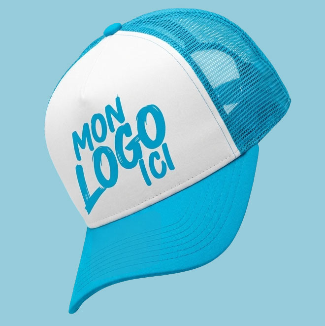 Ajouter son logo sur une Casquette trucker